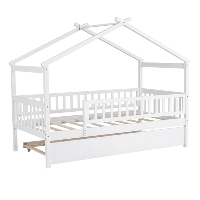 Lit cabane simple Twin avec lit gigogne