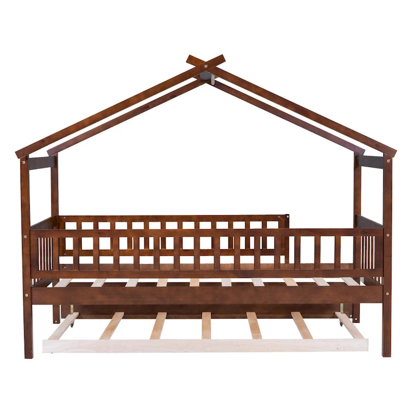 Lit cabane simple Twin avec lit gigogne