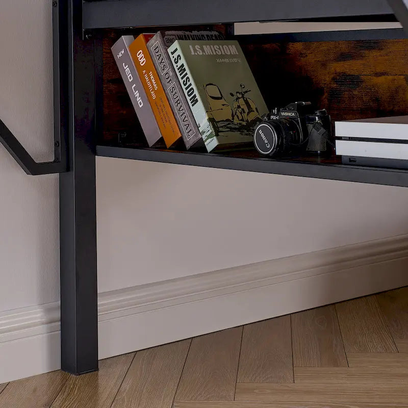 Lit mezzanine en métal pour une personne avec bureau rectangulaire, lumières LED et rangement