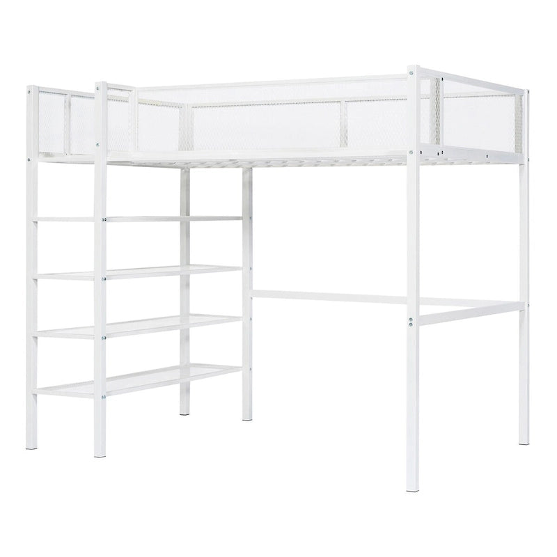 Modern Style Twin Size Multi-functional Loft Bed with Storage