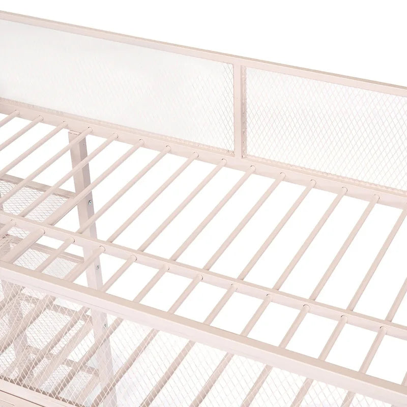 Lit mezzanine multifonctionnel style moderne pour lit une place avec rangement